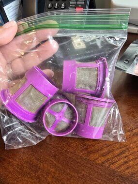 Four Reusable K-Cup Coffee Filters Compatible Keurig 1.0 and 2.0 Makers GUC